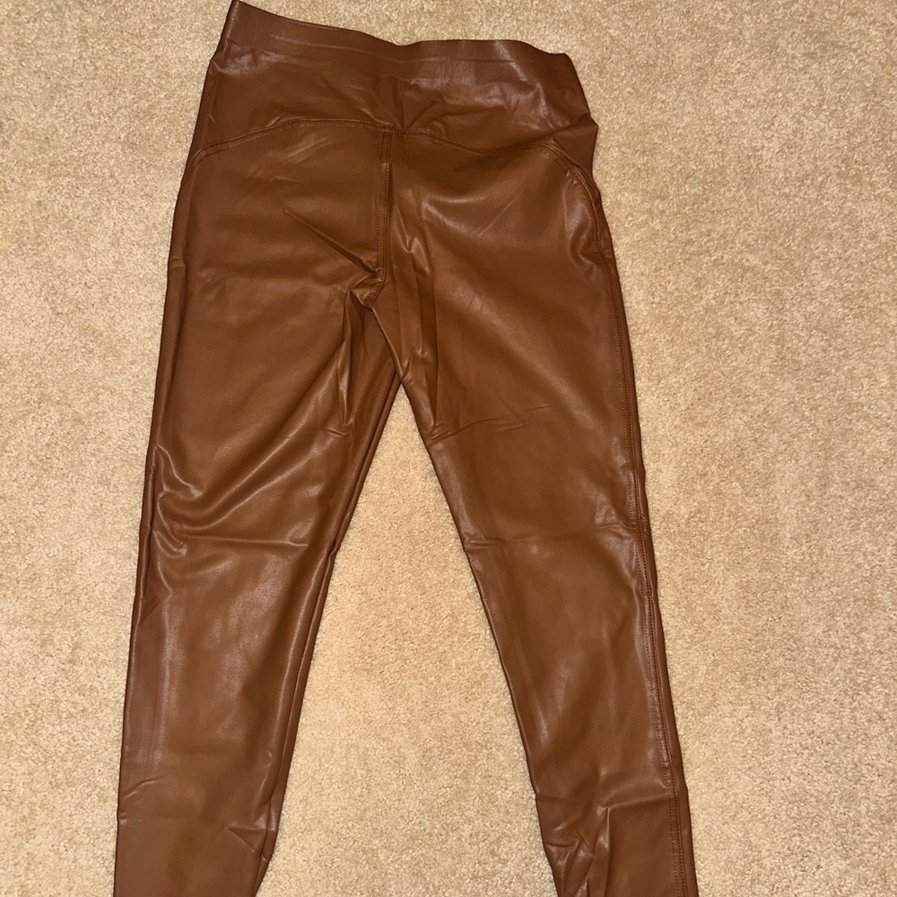 VENTI6 Faux Leather Pants - Picture 3 of 15